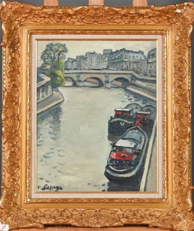 Barges at Pont Neuf