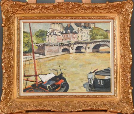 The new bridge by Pierre Lepage - Auction record, sale price, and art valuation. Compare with similar artists and explore comparable artworks.