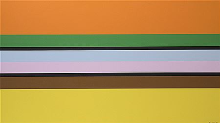 Striped canvas, 1975