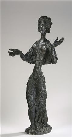 Talking woman, 1952 by Apelles Fenosa - Auction record, sale price, and art valuation. Compare with similar artists and explore comparable artworks.