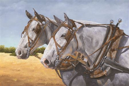 Sample artwork by Lesley (Milne) White (Born 1949), known for western art - View similar artists and auction records