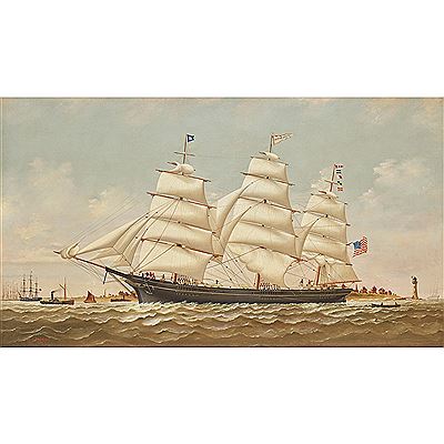 AMERICAN CLIPPER SHIP OCEAN QUEEN
