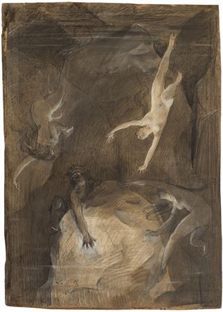 Alberich and the Rhinemaidens by Luc-Olivier (Nicolas) Merson - Auction record, sale price, and art valuation. Compare with similar artists and explore comparable artworks.
