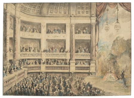 A performance at a theater