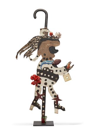 Sample artwork by David Butler (1898 - 1997), known for folk art sculpture, painting, yard art - View similar artists and auction records