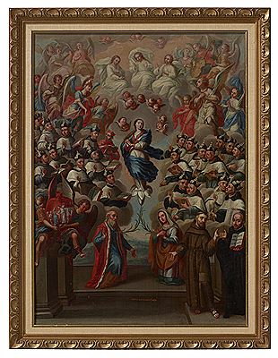 The Immaculate Conception with Saints Anne and Joaquim