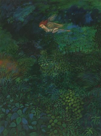Untitled (Angel in Landscape) by Gogi Saroj Pal - Auction record, sale price, and art valuation. Compare with similar artists and explore comparable artworks.