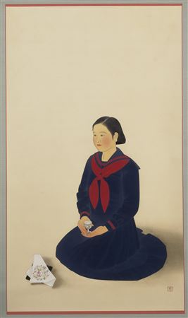 Shirazake (White sake) by Tateishi Harumi - Auction record, sale price, and art valuation. Compare with similar artists and explore comparable artworks.