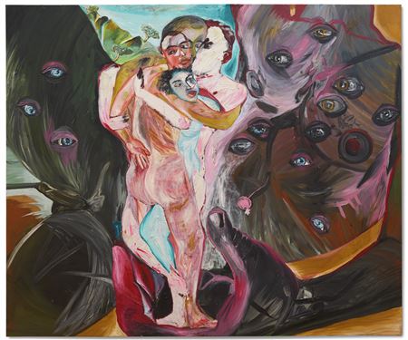 Sample artwork by Francesco Clemente (Born 1952), known for mod figure, abstraction, graphics - View similar artists and auction records