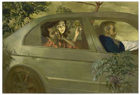 Girl and Boy with Driver