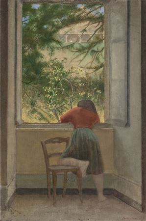 Jeune fille à la fenêtre