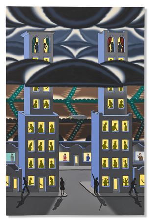 Cloud Cover by Roger Brown - Auction record, sale price, and art valuation. Compare with similar artists and explore comparable artworks.
