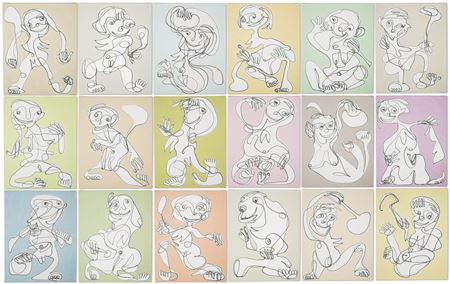 Sample artwork by Klaudia Schifferle (Born 1955), known for painting - View similar artists and auction records