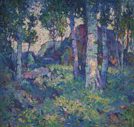 Landscape by Hugh Henry Breckenridge - Auction record, sale price, and art valuation. Compare with similar artists and explore comparable artworks.
