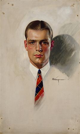 Sample artwork by Robert Kauffmann (1900 - 1999), known for illustrations, figure, genre, animal - View similar artists and auction records
