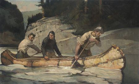 As the Canoe Swept By