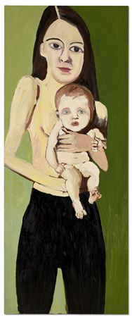 Untitled (Mother and Child) by Chantal Joffe - Auction record, sale price, and art valuation. Compare with similar artists and explore comparable artworks.