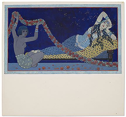 Cleopatra by Georges Barbier - Auction record, sale price, and art valuation. Compare with similar artists and explore comparable artworks.