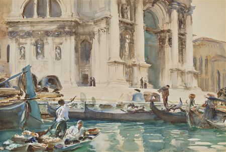 The Façade of La Salute, Venice