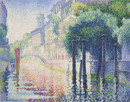 Sample artwork by Henri Edmond Cross (1856 - 1910), known for impressionist and pointillist figure, genre, land-and seascape painting - View similar artists and auction records