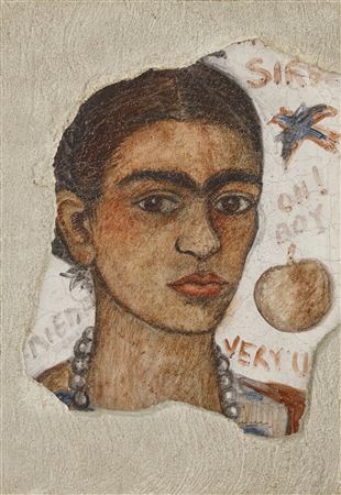 Self-Portrait (Very Ugly) by Frida Kahlo - Auction record, sale price, and art valuation. Compare with similar artists and explore comparable artworks.