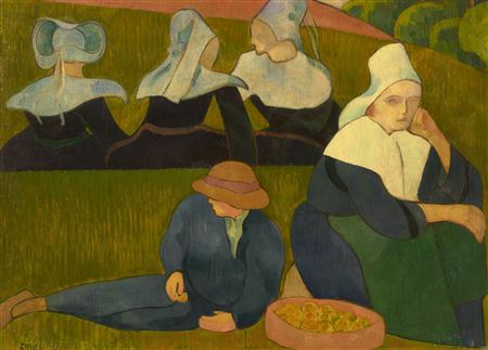 Sample artwork by Emile Bernard (1868 - 1941), known for painter-synthetist - View similar artists and auction records
