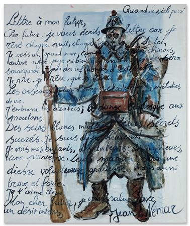 Lettre à mon futur by Jan Van Imschoot - Auction record, sale price, and art valuation. Compare with similar artists and explore comparable artworks.