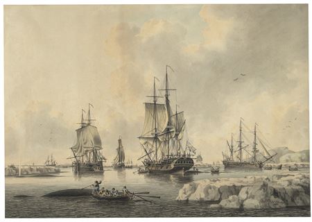 Whaling in the Arctic by John (The Younger) Cleveley - Auction record, sale price, and art valuation. Compare with similar artists and explore comparable artworks.