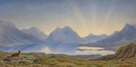 Dawn, Loch Torridon, Western Highlands, Scotland by William Turner of Oxford - Auction record, sale price, and art valuation. Compare with similar artists and explore comparable artworks.
