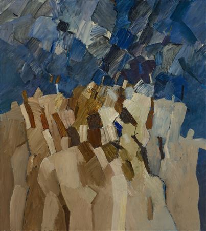 Crowd Assembling I by Keith Vaughan - Auction record, sale price, and art valuation. Compare with similar artists and explore comparable artworks.