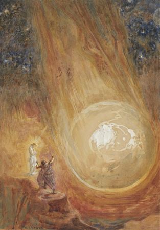 'And I saw a star fall from heaven unto the earth' (Rev. IX - 1)