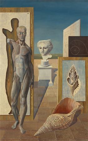 Composition with Classical Figure by Augustus Lunn - Auction record, sale price, and art valuation. Compare with similar artists and explore comparable artworks.
