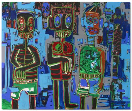 Untitled by Aboudia - Auction record, sale price, and art valuation. Compare with similar artists and explore comparable artworks.