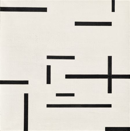 White and Black by Marlow Moss - Auction record, sale price, and art valuation. Compare with similar artists and explore comparable artworks.