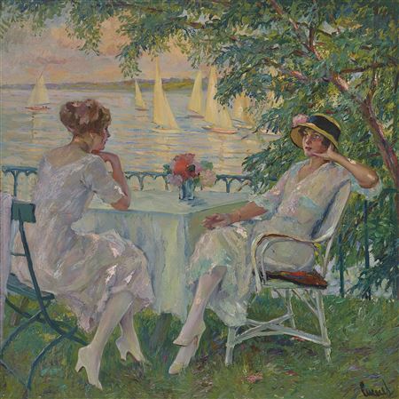 Les yachts by Edward Alfred Cucuel - Auction record, sale price, and art valuation. Compare with similar artists and explore comparable artworks.
