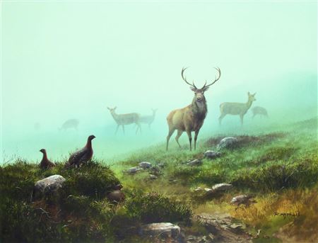 Sample artwork by Roger McPhail (Born 1953), known for wildlife painting - View similar artists and auction records