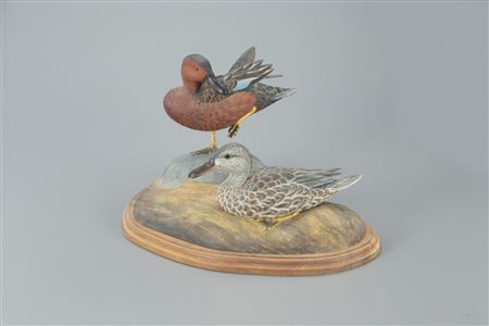 Sample artwork by Robert Kerr (1935 - 2025), known for sculpture-decoys - View similar artists and auction records