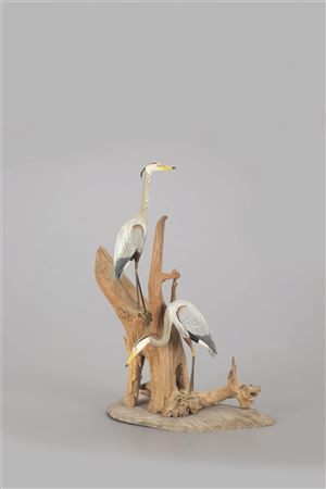 Sample artwork by Wendell Gilley (1904 - 1983), known for sculpture-decoys - View similar artists and auction records