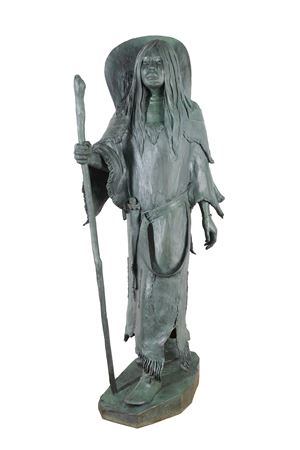 Sample artwork by Richard Greeves (1935 - 2022), known for indian figure sculpture - View similar artists and auction records