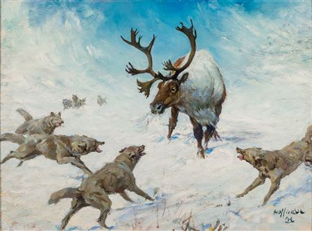 Wolves and Caribou