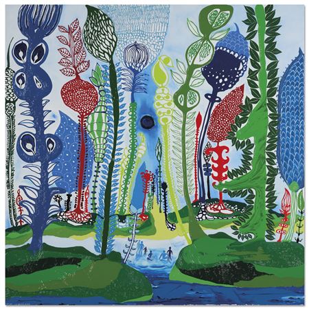 Sample artwork by John Pule (Born 1962), known for painting - View similar artists and auction records