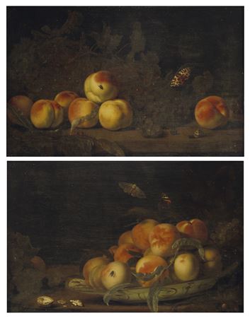 Natures mortes aux pêches (2)