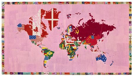 Mappa by Alighiero E Boetti - Auction record, sale price, and art valuation. Compare with similar artists and explore comparable artworks.