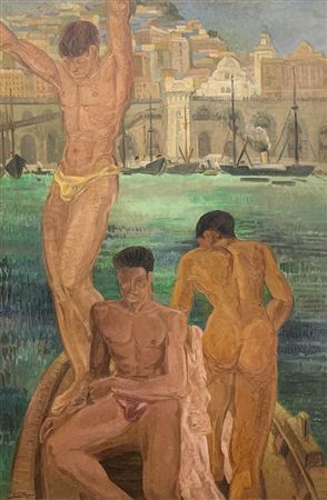 Sample artwork by Jose Ortega (1877 - 1955), known for portrait, figure, oriental scenes - View similar artists and auction records