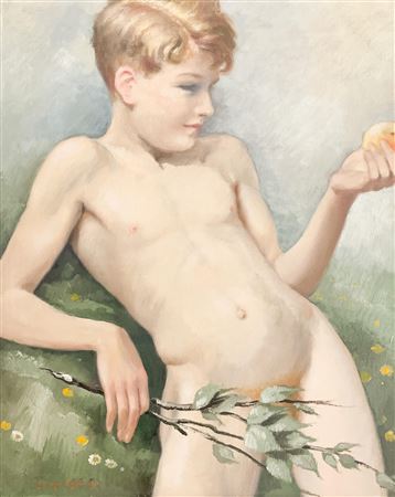 Youth Holding a Bough (1935)