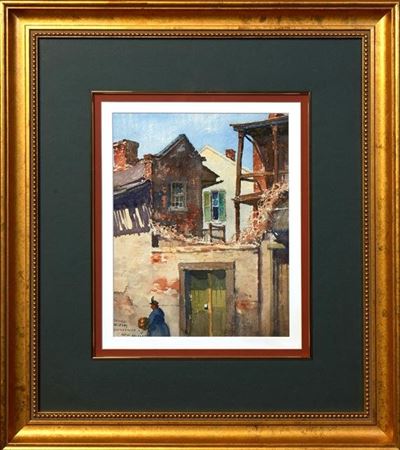 "French Quarter Scene" by Charles Longabaugh - Auction record, sale price, and art valuation. Compare with similar artists and explore comparable artworks.