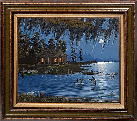 Louisiana Retreat by John Akers - Auction record, sale price, and art valuation. Compare with similar artists and explore comparable artworks.
