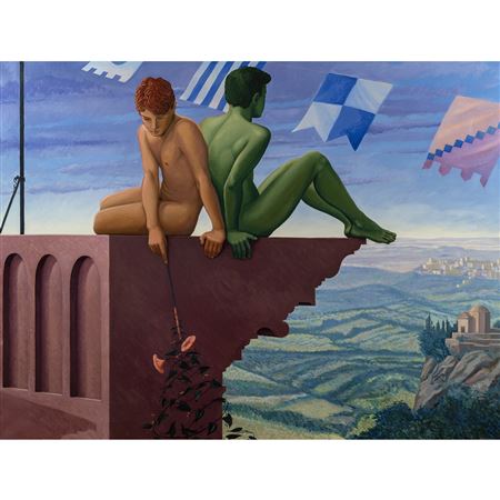 Sample artwork by Carlo Bertocci (Born 1946), known for painting - View similar artists and auction records