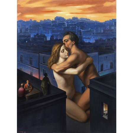 "When the city becomes blue"