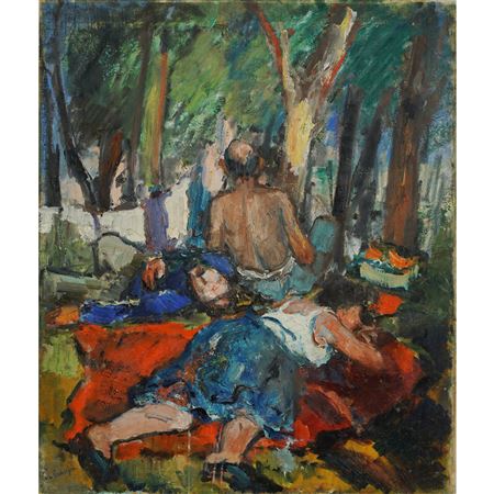 Sample artwork by Carlo Verdecchia (1905 - 1984), known for painting - View similar artists and auction records